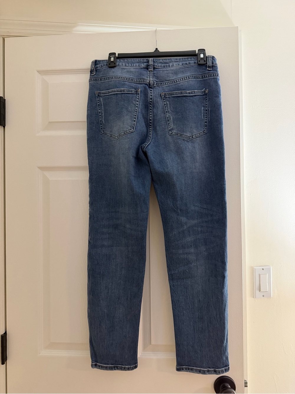 Black Label Women's Distressed Blue Skinny Jeans - Picture 4 of 6